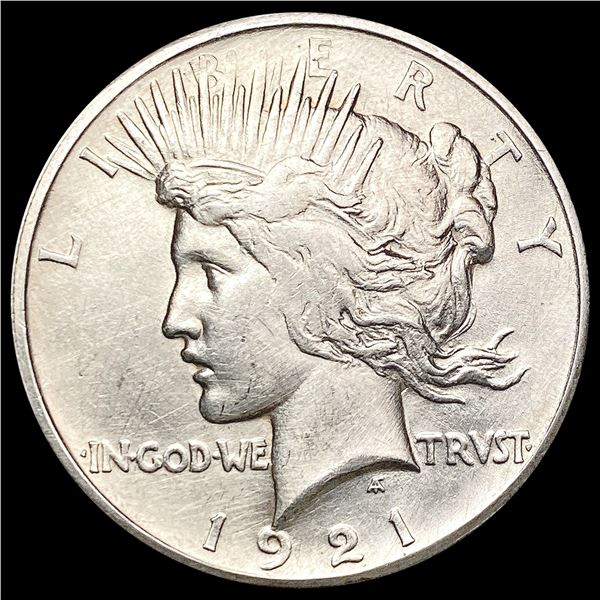 1921 Silver Peace Dollar CHOICE AU