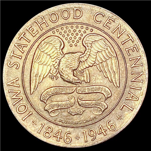 1946 Iowa Half Dollar CHOICE AU