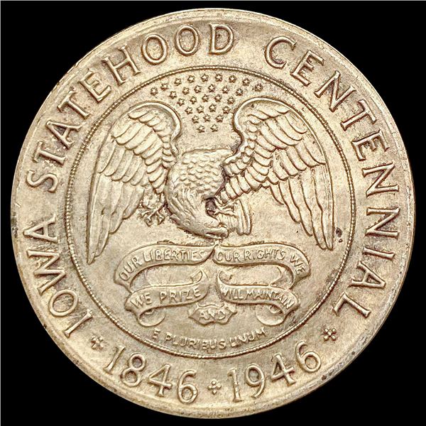 1946 Iowa Half Dollar CHOICE AU