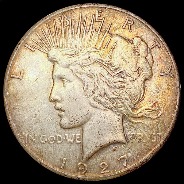 1927 Silver Peace Dollar CHOICE AU