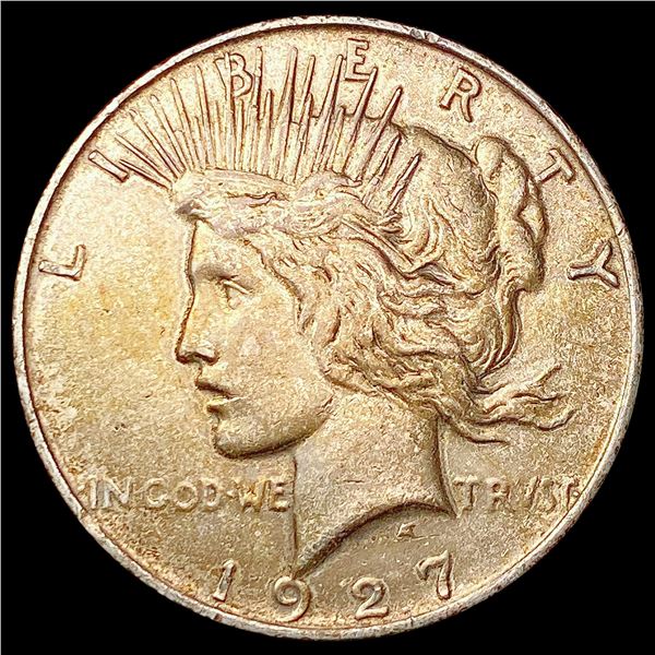 1927-D Silver Peace Dollar CHOICE AU