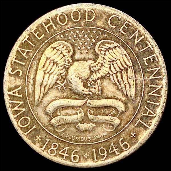 1946 Iowa Half Dollar CHOICE AU