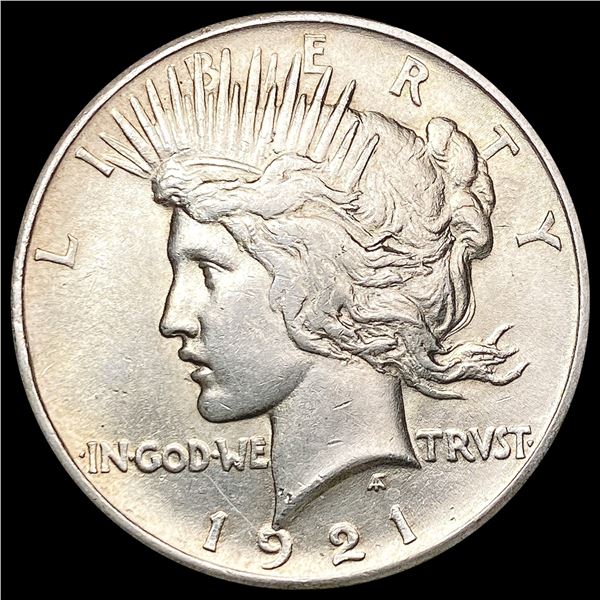 1921 Silver Peace Dollar CHOICE AU