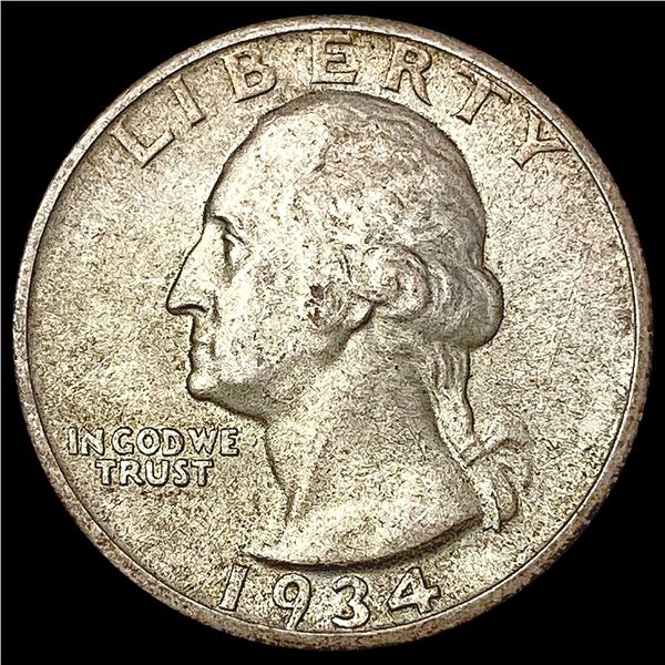 1934 Washington Silver Quarter UNCIRCULATED