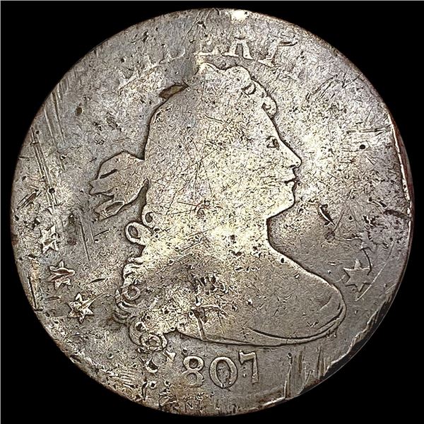 1807 Draped Bust Quarter NICELY CIRCULATED