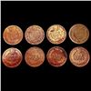 Image 2 : 1857-1873 Better Date Flying Eagle and Indian Cents [8 Coins] NICELY CIRCULATED
