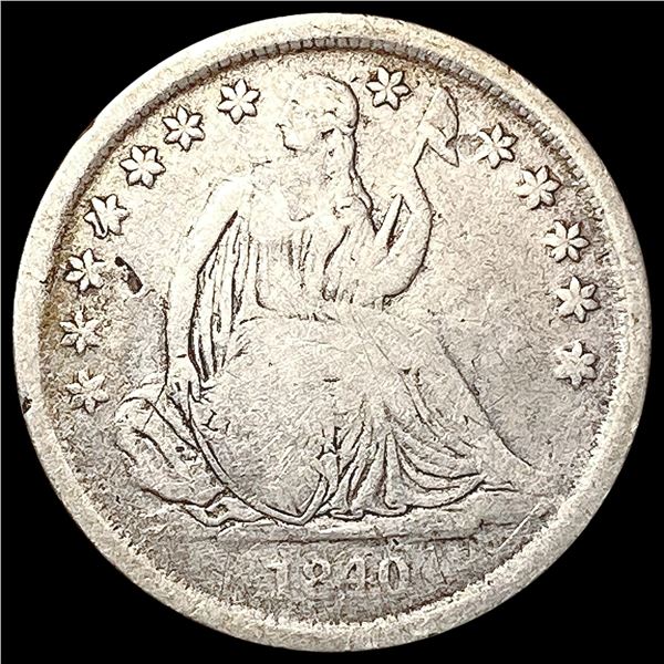 1840-O Seated Liberty Dime NICELY CIRCULATED