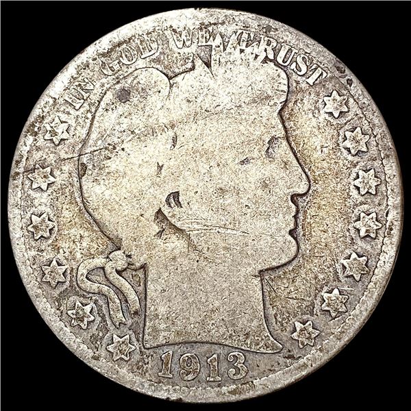 1913 Barber Half Dollar NICELY CIRCULATED