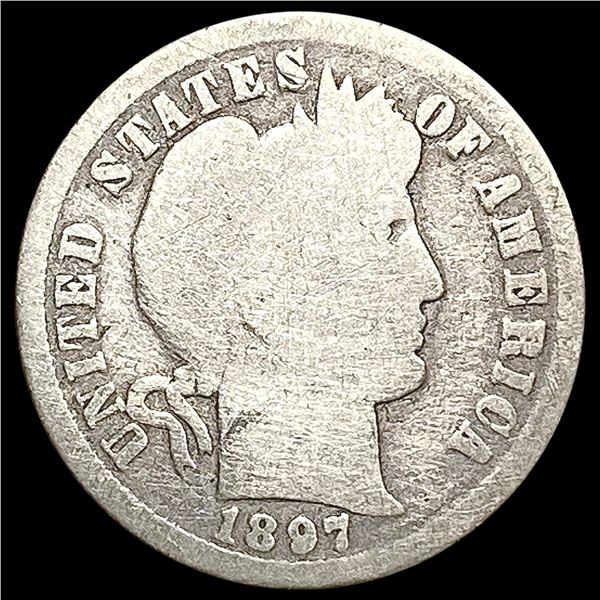 1897-O Barber Dime NICELY CIRCULATED