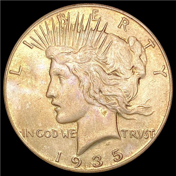 1935 Silver Peace Dollar LIGHTLY CIRCULATED