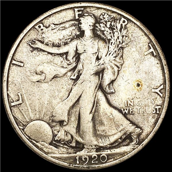 1920-S Walking Liberty Half Dollar ABOUT UNCIRCULATED