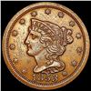 Image 1 : 1853 C-1 Braided Hair Half Cent CLOSELY UNCIRCULATED
