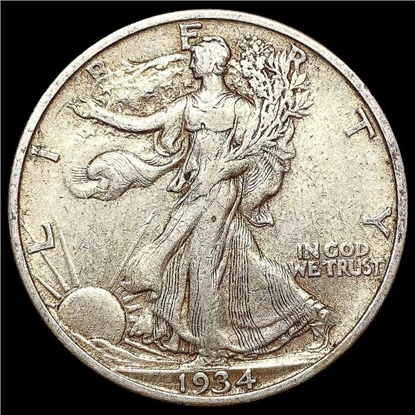 1934-S Walking Liberty Half Dollar NEARLY UNCIRCULATED