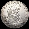 Image 1 : 1853 Arws & Rays Seated Liberty Half Dollar CLOSELY UNCIRCULATED