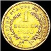 Image 2 : 1850 Rare Gold Dollar CLOSELY UNCIRCULATED
