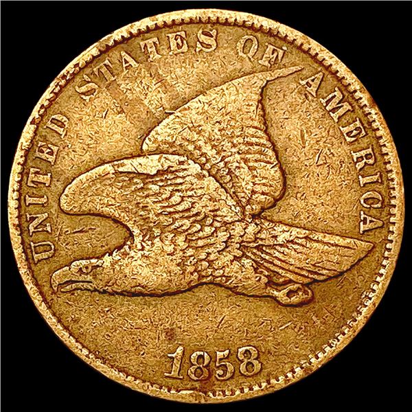 1858 Indian Head Cent LIGHTLY CIRCULATED