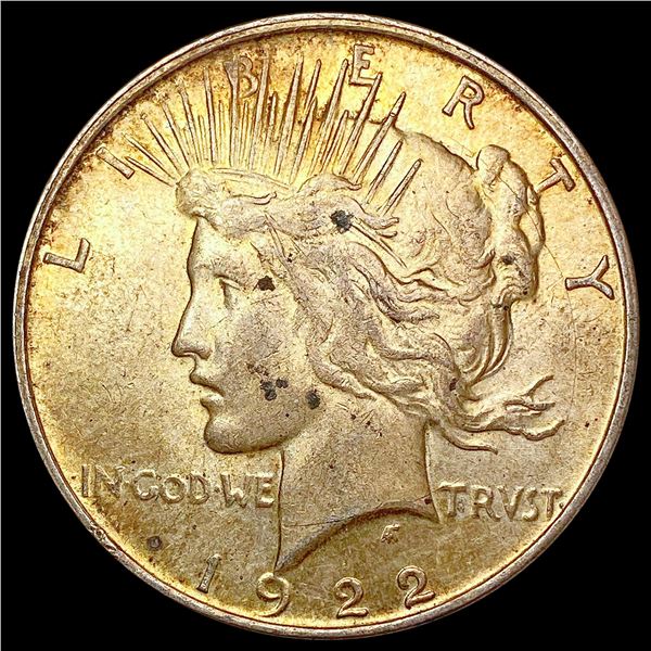 1922-D Silver Peace Dollar CLOSELY UNCIRCULATED
