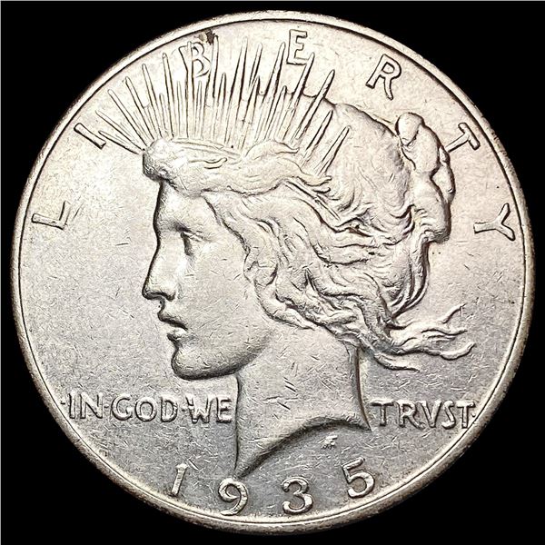 1935-S Silver Peace Dollar CLOSELY UNCIRCULATED