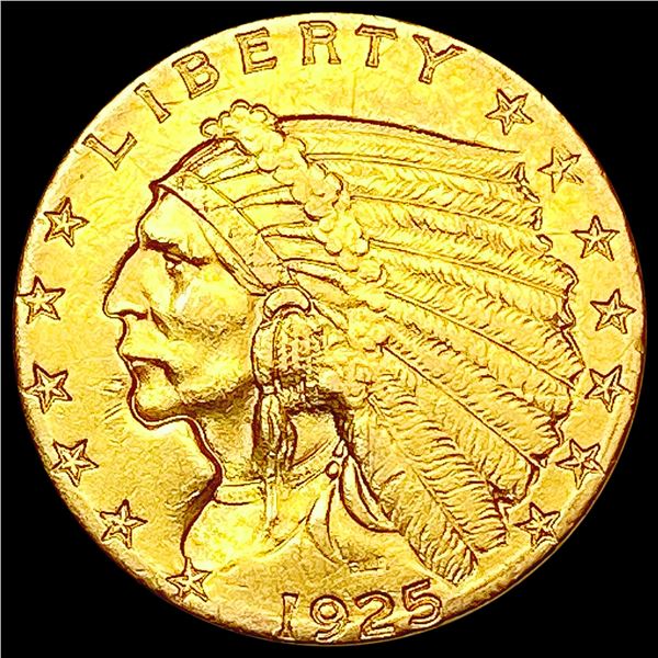 1925-D $2.50 Gold Quarter Eagle UNCIRCULATED