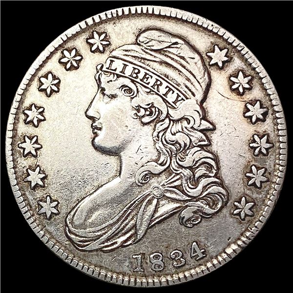 1834 Capped Bust Half Dollar CLOSELY UNCIRCULATED