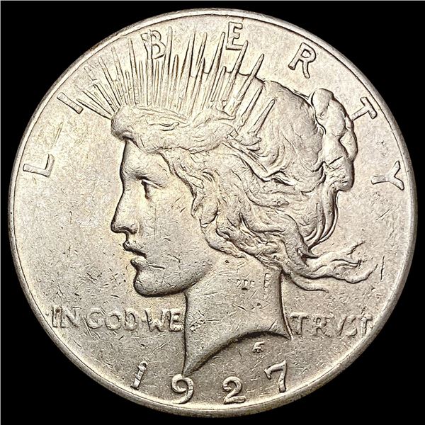 1927 Silver Peace Dollar CLOSELY UNCIRCULATED