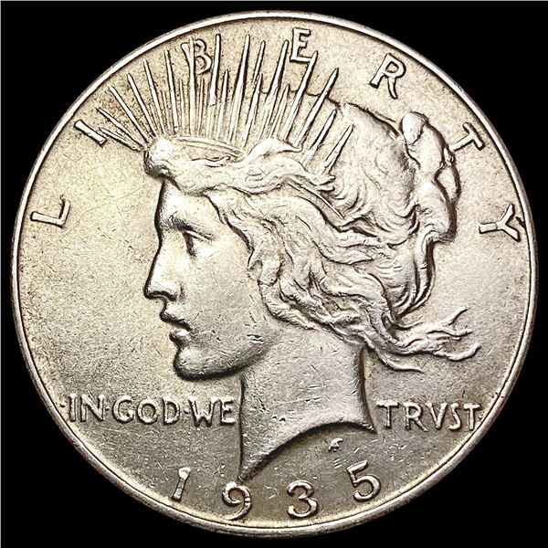 1935-P Silver Peace Dollar CLOSELY UNCIRCULATED