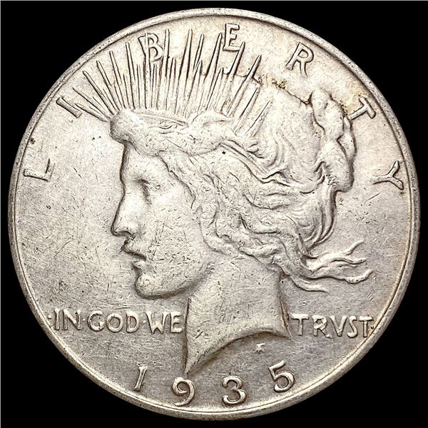 1935-S Silver Peace Dollar CLOSELY UNCIRCULATED