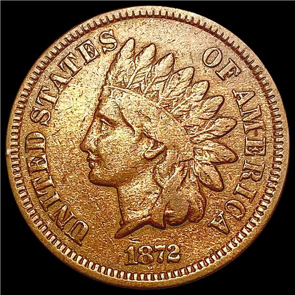 1872 Indian Head Cent CLOSELY UNCIRCULATED