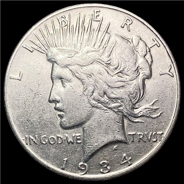 1934-S Silver Peace Dollar CLOSELY UNCIRCULATED