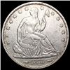 Image 1 : 1873 Seated Liberty Half Dollar CLOSELY UNCIRCULATED
