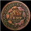 Image 2 : 1809 Classic Head Half Cent NICELY CIRCULATED