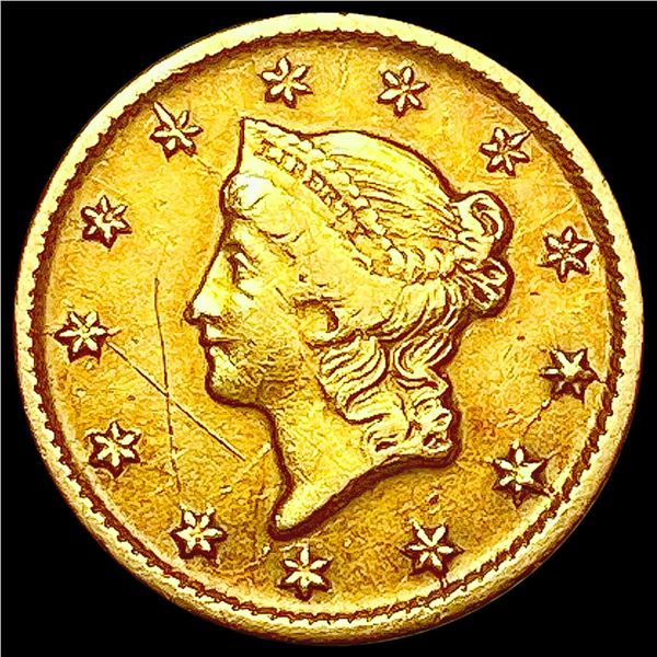 1849-O Rare Gold Dollar LIGHTLY CIRCULATED