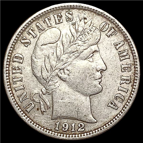1912-D Barber Dime CLOSELY UNCIRCULATED