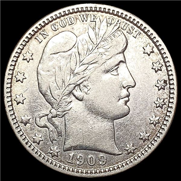 1909-D Barber Quarter CLOSELY UNCIRCULATED