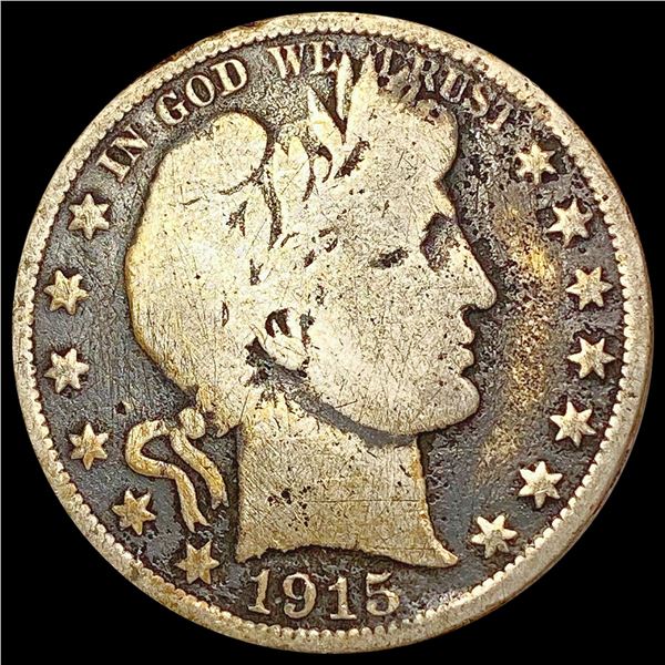 1915 Barber Half Dollar NICELY CIRCULATED
