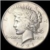 Image 1 : 1921 Silver Peace Dollar CLOSELY UNCIRCULATED