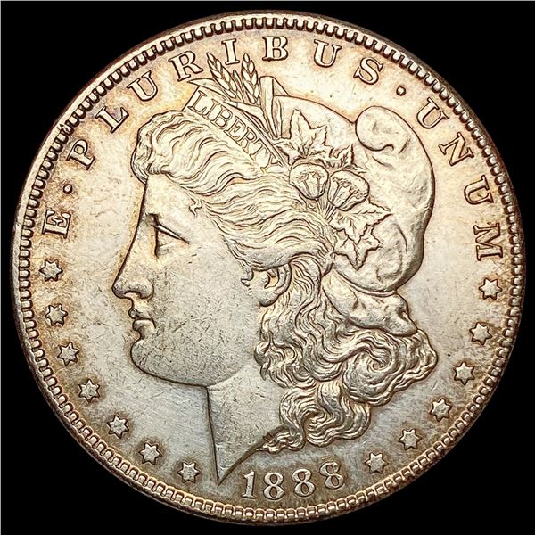 1888-S Morgan Silver Dollar CHOICE AU