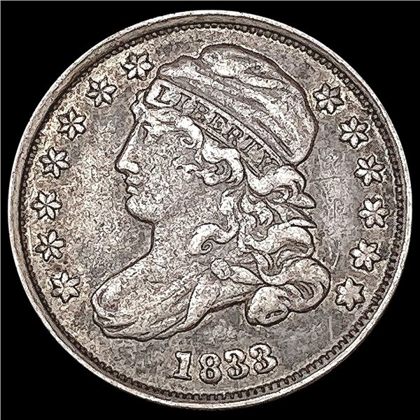 1833 Capped Bust Dime LIGHTLY CIRCULATED