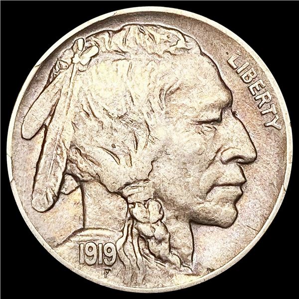 1919-D Buffalo Nickel LIGHTLY CIRCULATED
