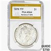 Image 1 : 1878 7 TF REV 78 Morgan Silver Dollar PGA MS64