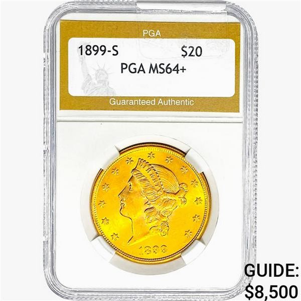 1899-S $20 Gold Double Eagle PGA MS64+