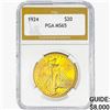 Image 1 : 1924 $20 Gold Double Eagle PGA MS65