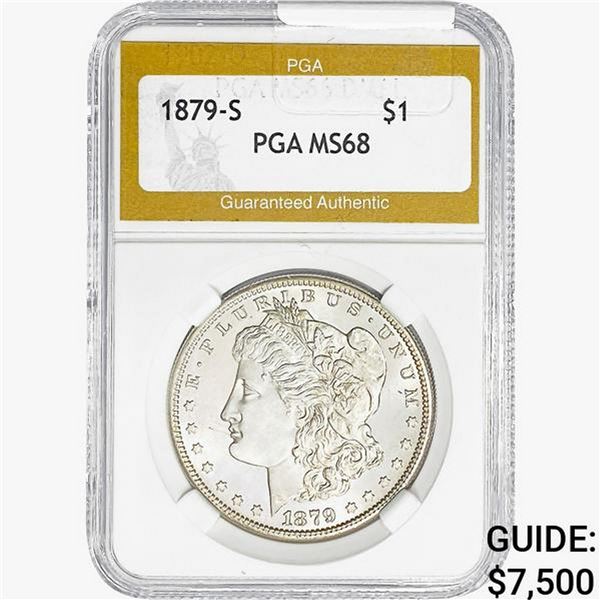 1879-S Morgan Silver Dollar PGA MS68