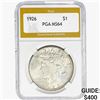 Image 1 : 1926 Silver Peace Dollar PGA MS64