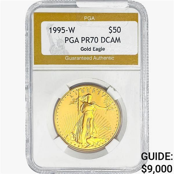 1995-W 1oz Gold $50 Eagle PGA PR70 DCAM