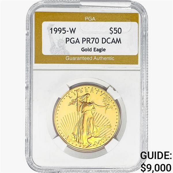 1995-W 1oz Gold $50 Eagle PGA PR70 DCAM