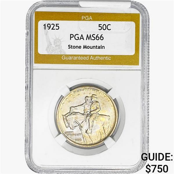 1925 Stone Mountain Half Dollar PGA MS66