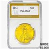 Image 1 : 1914 $20 Gold Double Eagle PGA MS64