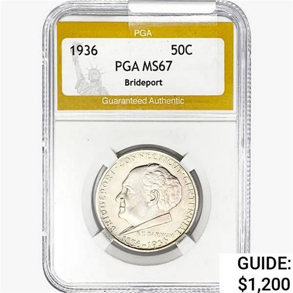 1936 Bridgeport Half Dollar PGA MS67