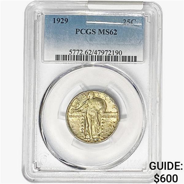1929 Standing Liberty Quarter PCGS MS62